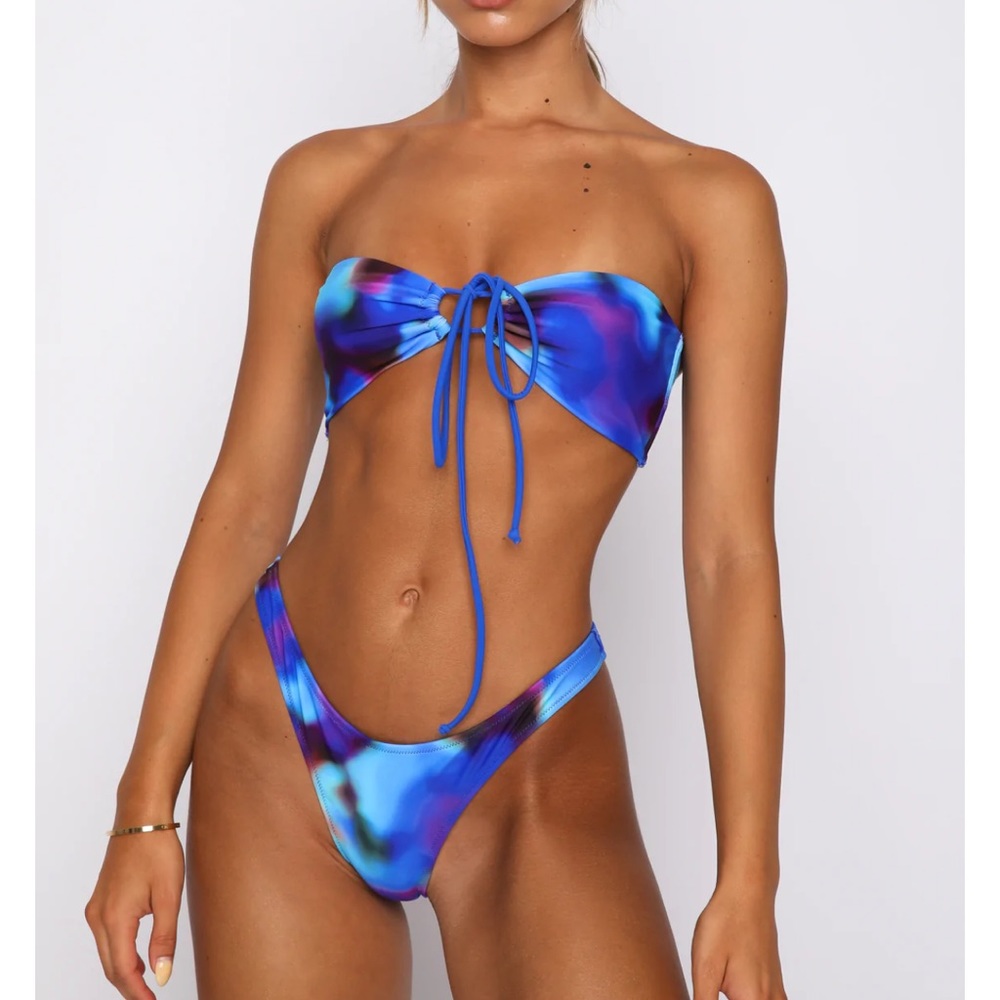 Summer Sea Bikini Top and Belmont Bottoms in Dolce Vita Print
